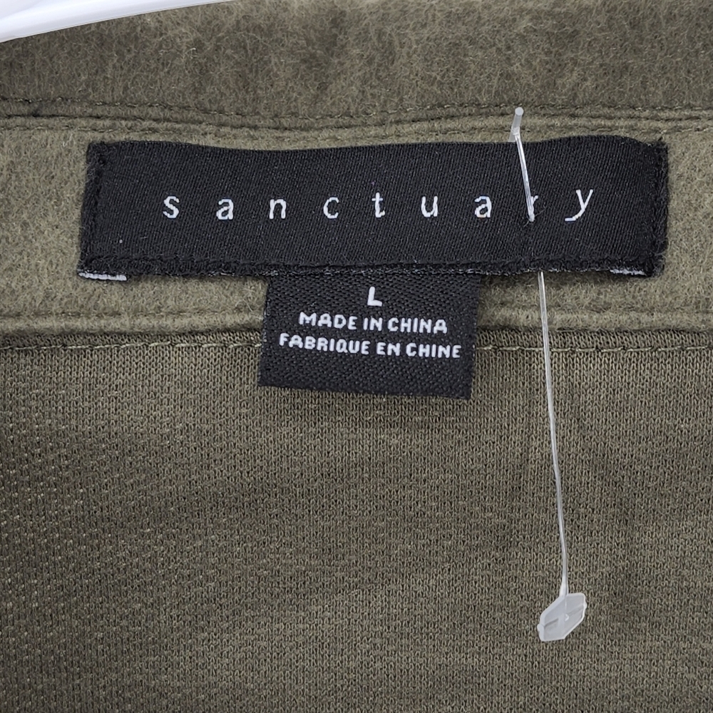 Sanctuary Women's Button Snap Collared Cropped Ja… - image 3